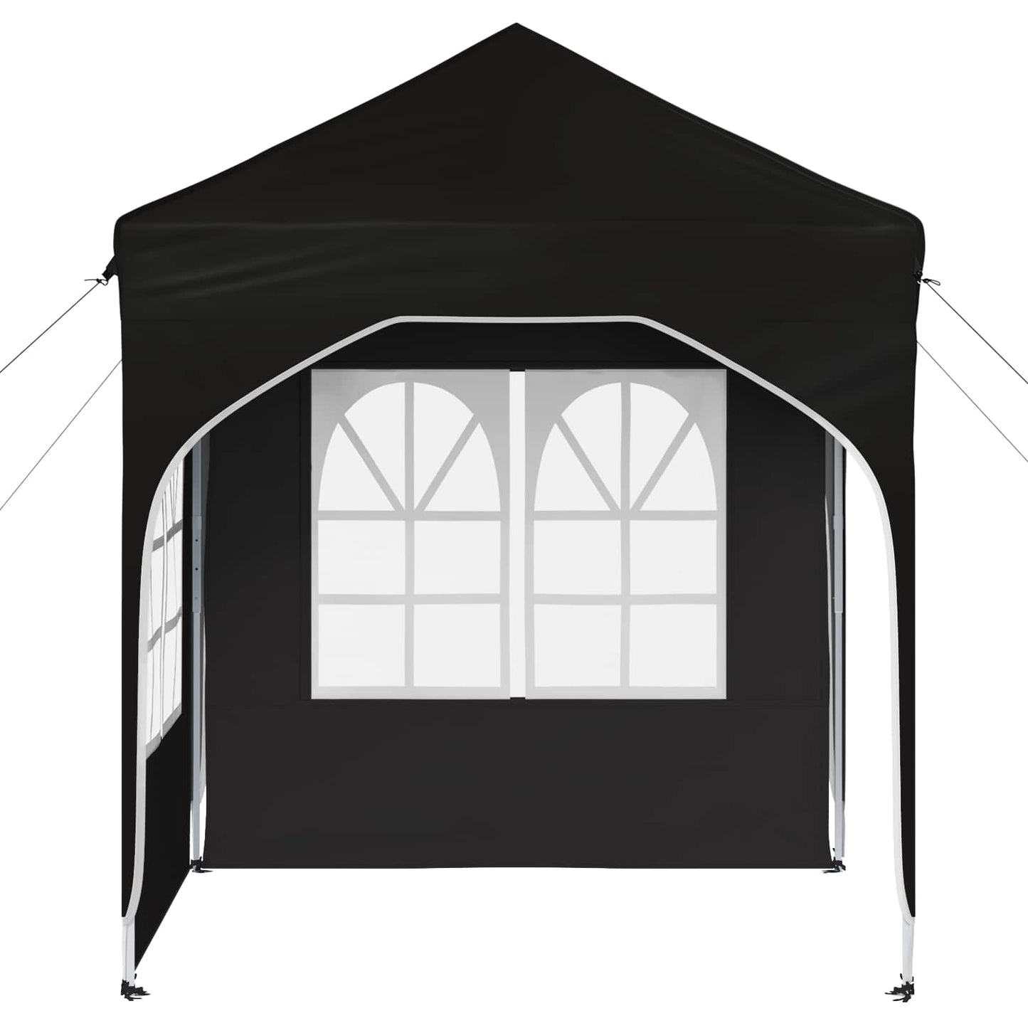 Pop-up Party Tent 192 x 192 x 245 cm Black