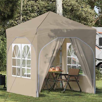 Pop-up Party Tent 192 x 192 x 245 cm Cream