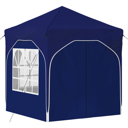 Pop-up Party Tent 192 x 192 x 245 cm Blue