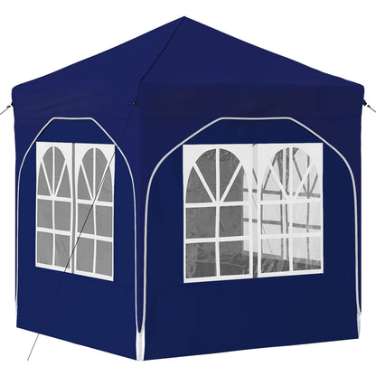 Pop-up Party Tent 192 x 192 x 245 cm Blue