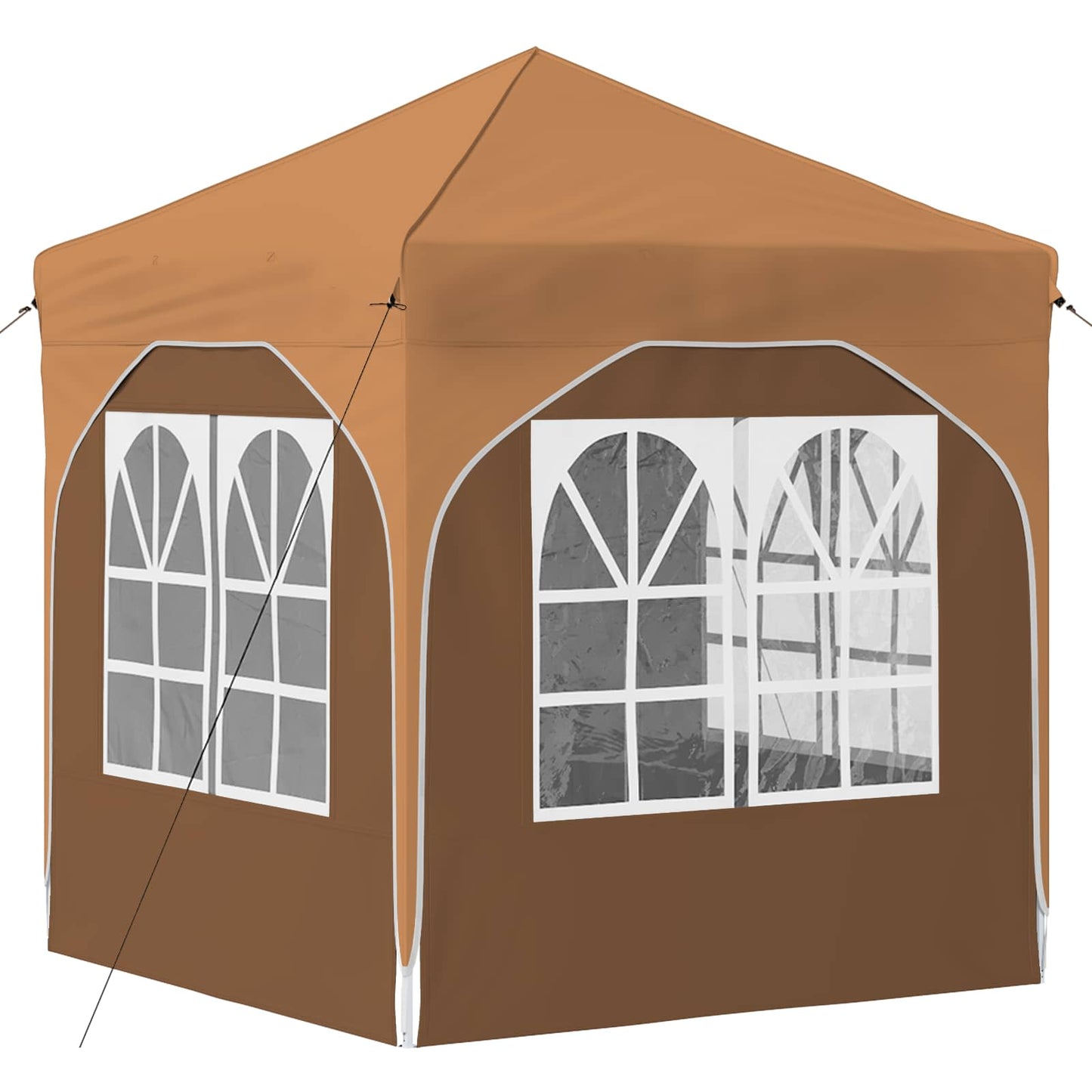 Pop-up Party Tent 192 x 192 x 245 cm Beige