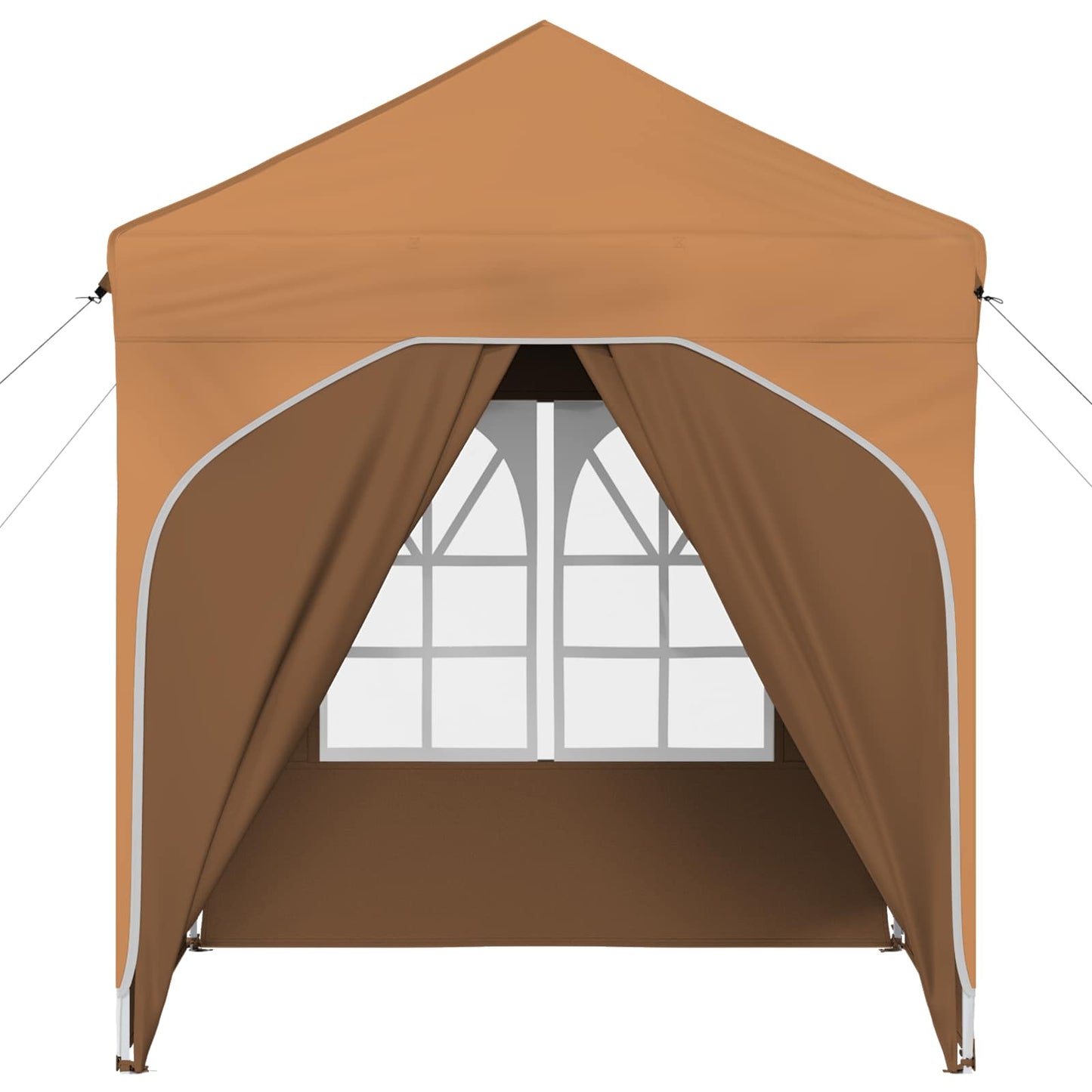 Pop-up Party Tent 192 x 192 x 245 cm Beige