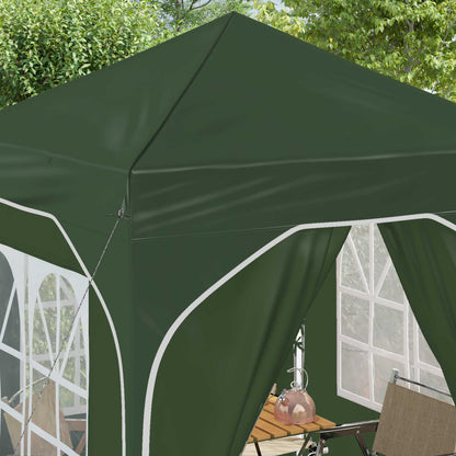 Pop-up Party Tent 192 x 192 x 245 cm Green