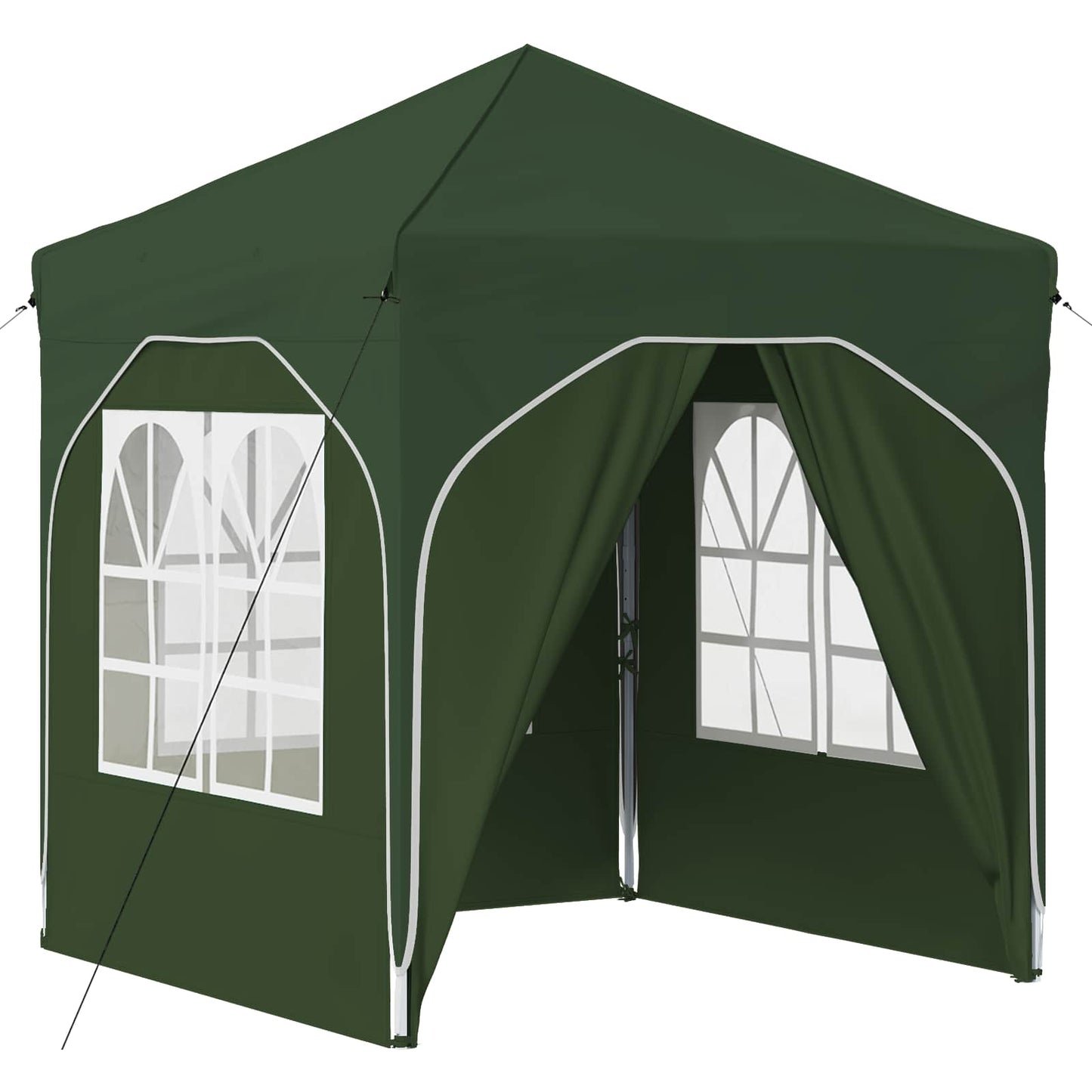 Pop-up Party Tent 192 x 192 x 245 cm Green
