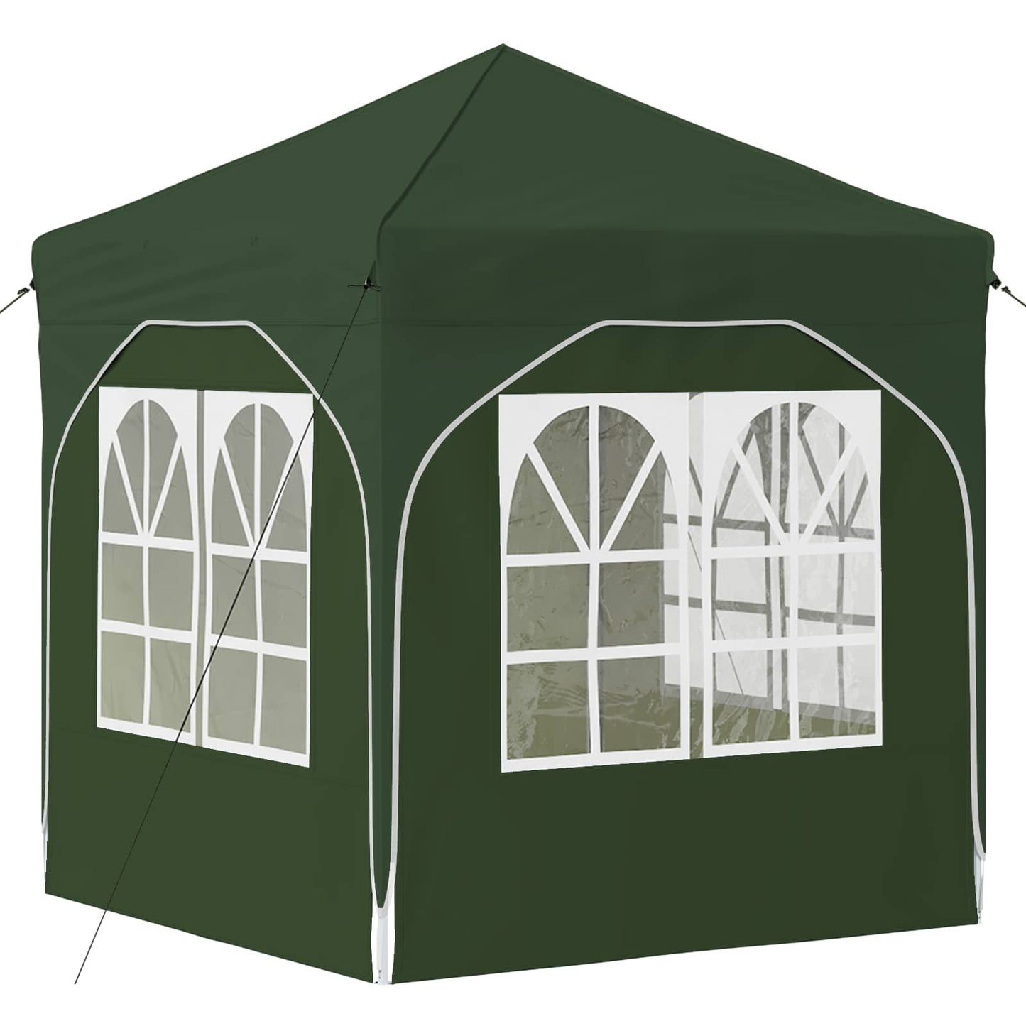 Pop-up Party Tent 192 x 192 x 245 cm Green