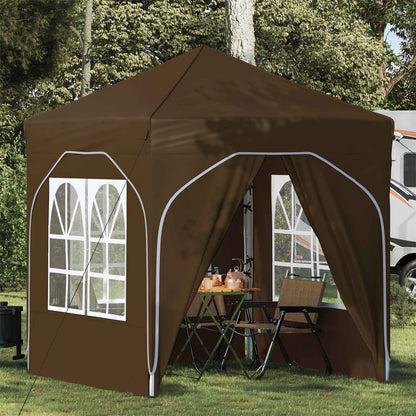 Pop-up Party Tent 192 x 192 x 245 cm Taupe