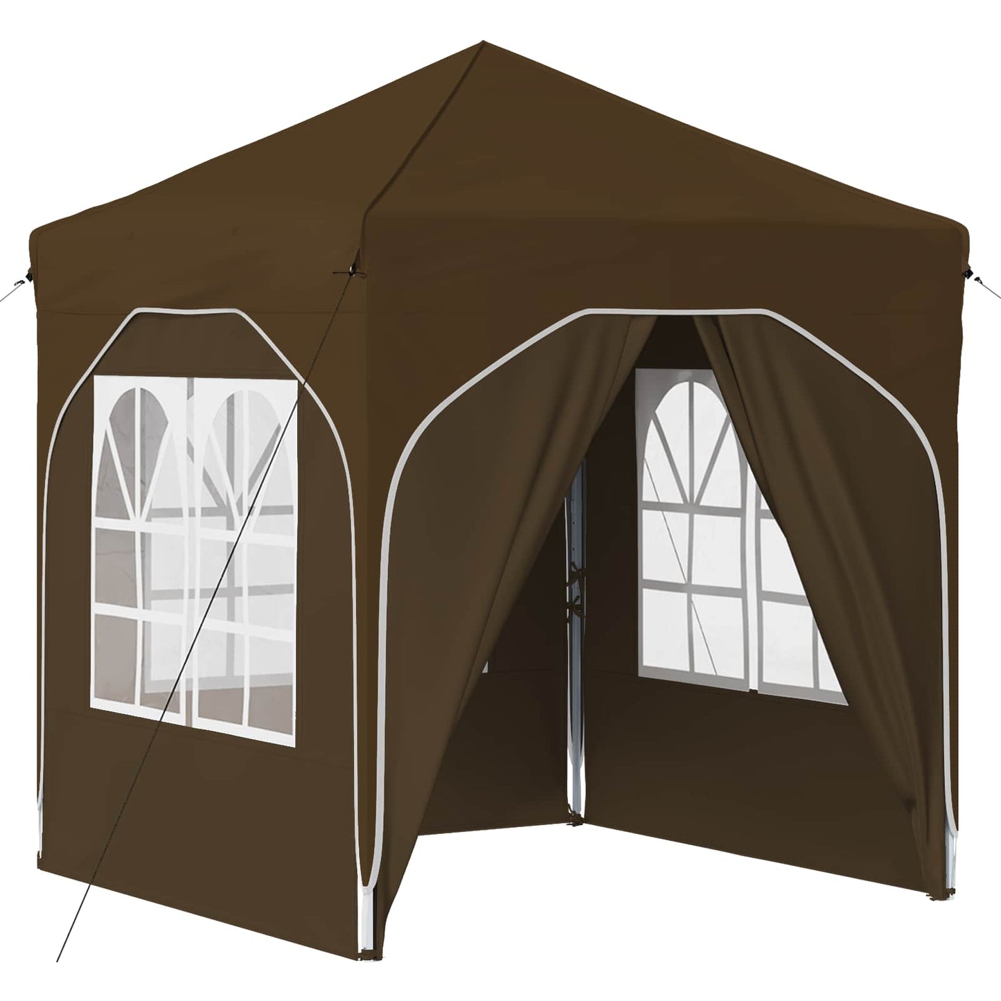 Pop-up Party Tent 192 x 192 x 245 cm Taupe