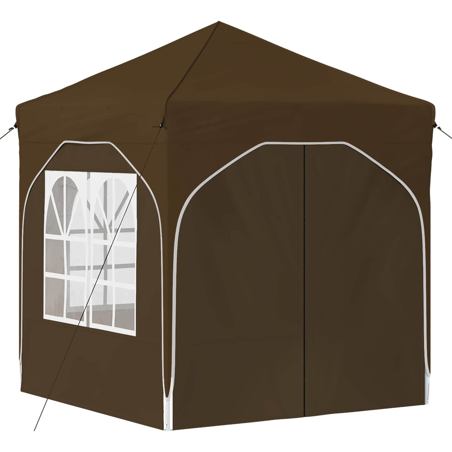 Pop-up Party Tent 192 x 192 x 245 cm Taupe