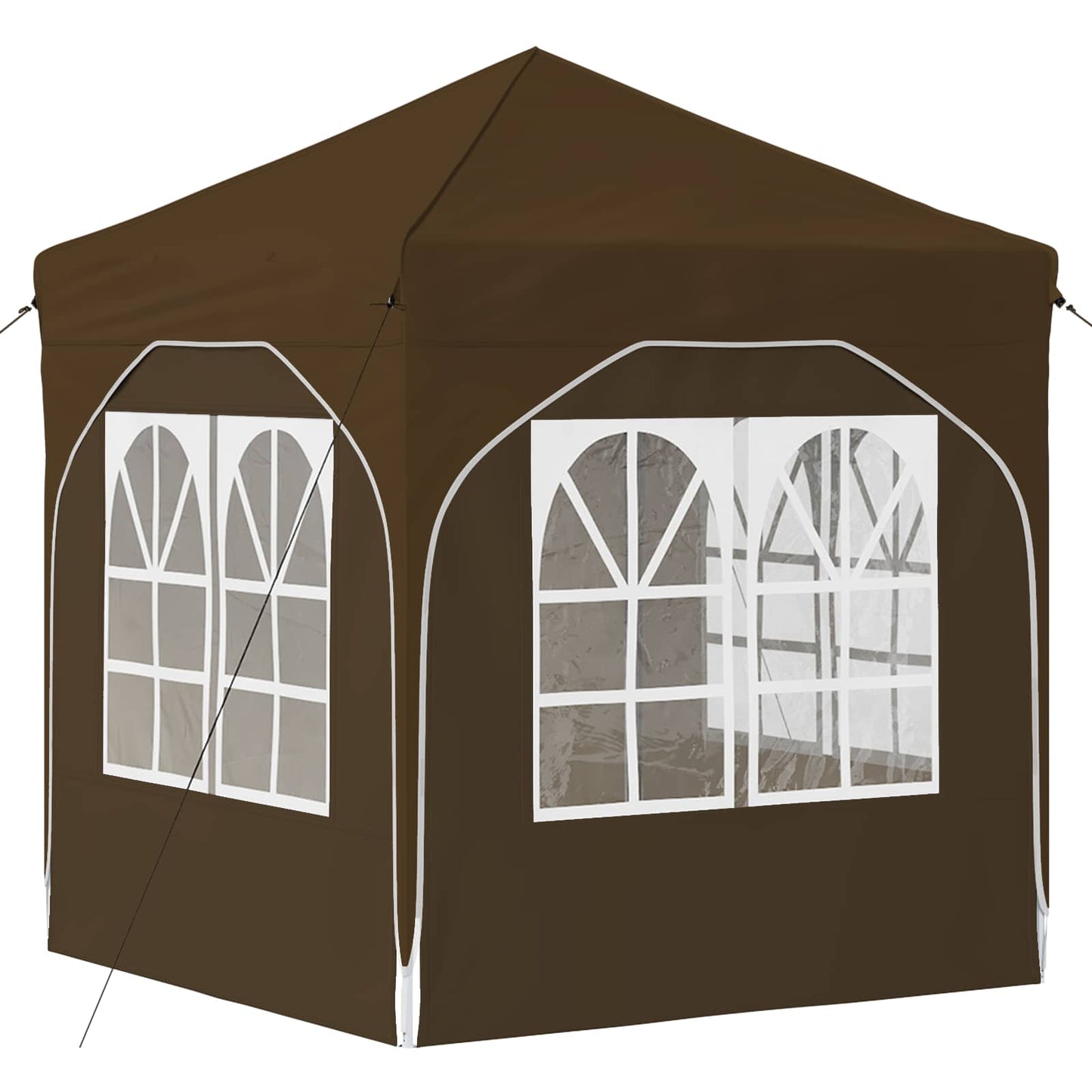 Pop-up Party Tent 192 x 192 x 245 cm Taupe