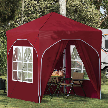 Pop-up Party Tent 192 x 192 x 245 cm Burgundy