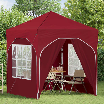 Pop-up Party Tent 192 x 192 x 245 cm Burgundy
