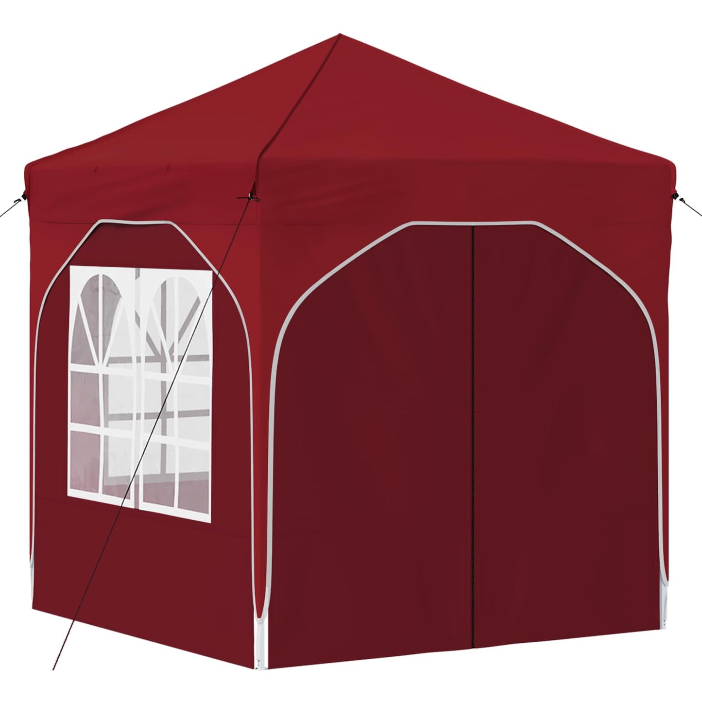 Pop-up Party Tent 192 x 192 x 245 cm Burgundy