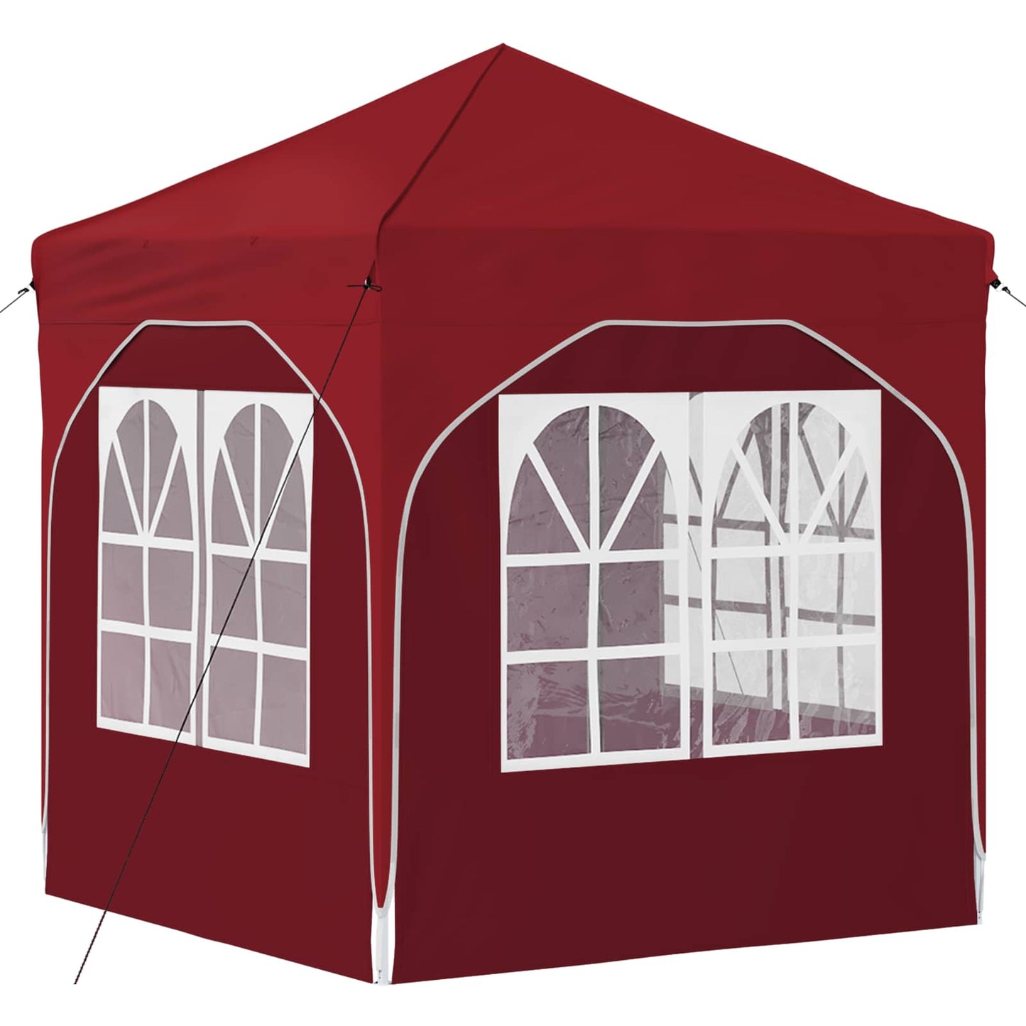 Pop-up Party Tent 192 x 192 x 245 cm Burgundy