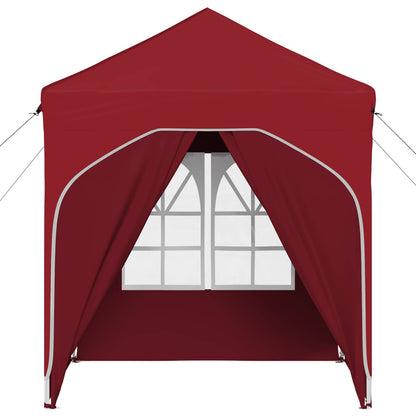 Pop-up Party Tent 192 x 192 x 245 cm Burgundy