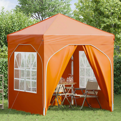 Pop-up Party Tent 192 x 192 x 245 cm Orange