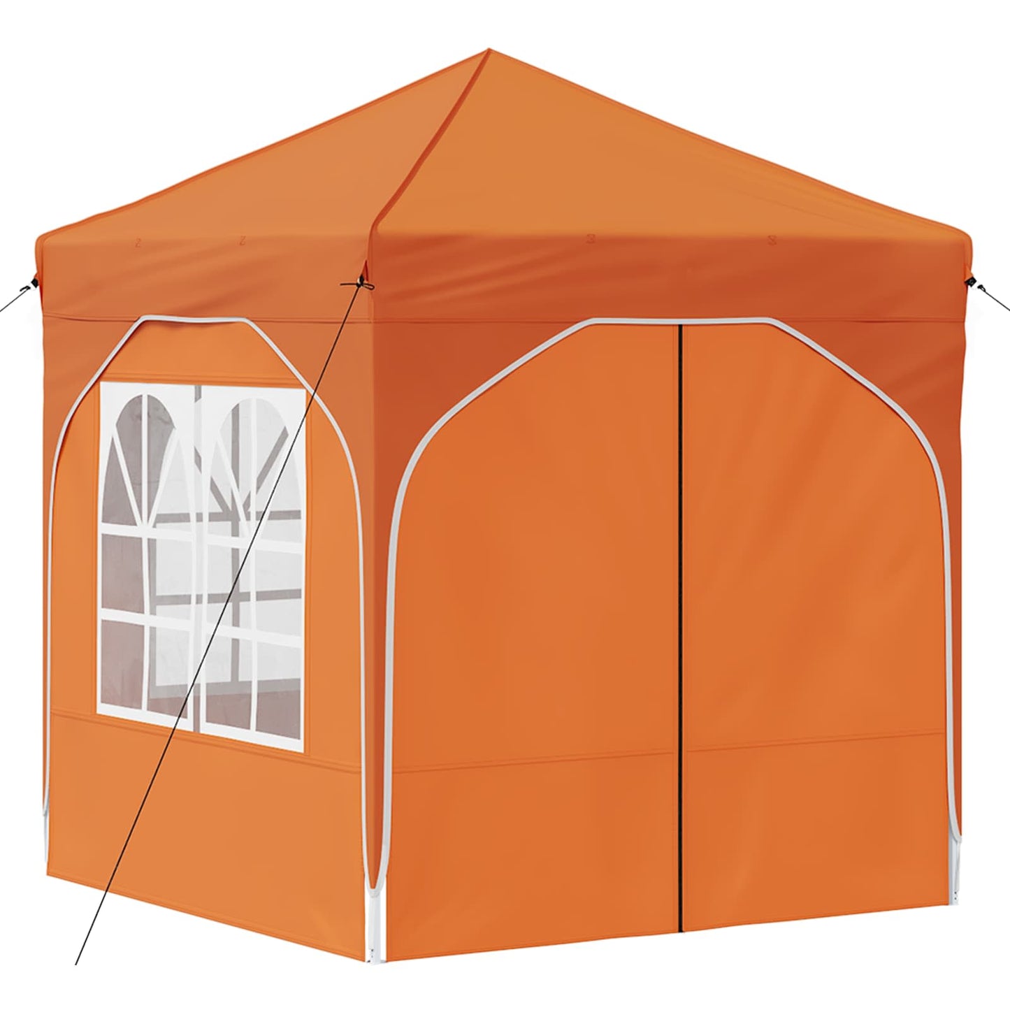 Pop-up Party Tent 192 x 192 x 245 cm Orange