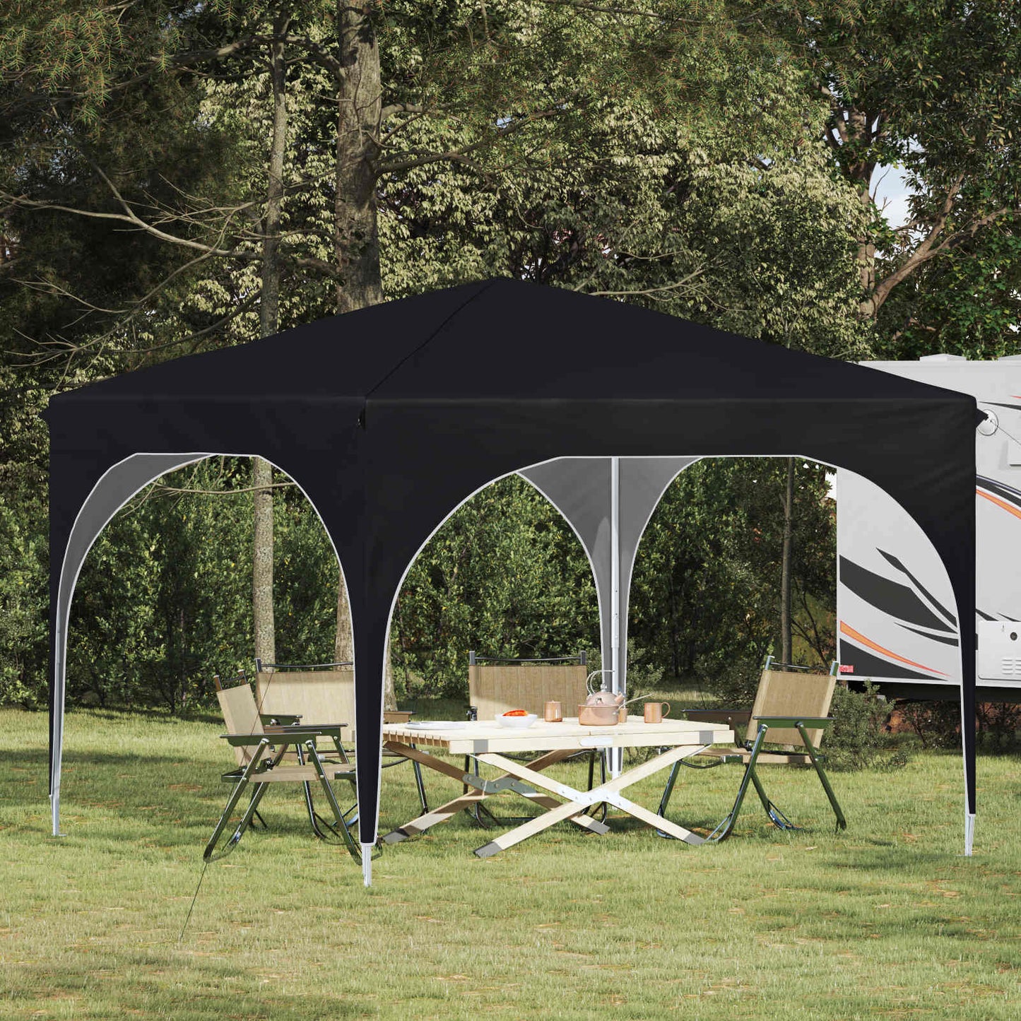 Pop-up Party Tent 290 x 290 x 245 cm Antracite