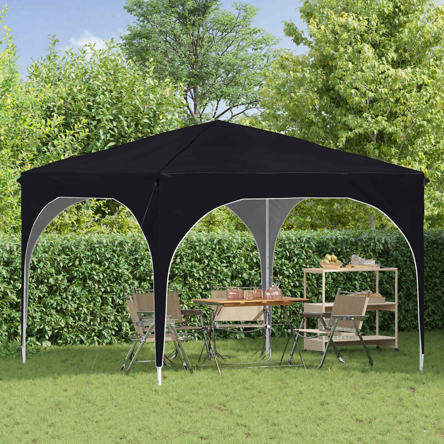 Pop-up Party Tent 290 x 290 x 245 cm Antracite