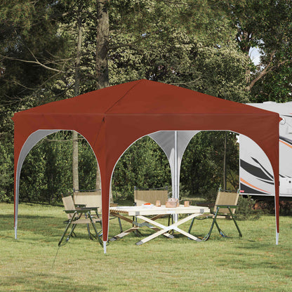 Pop-up Party Tent 290 x 290 x 245 cm Terracotta