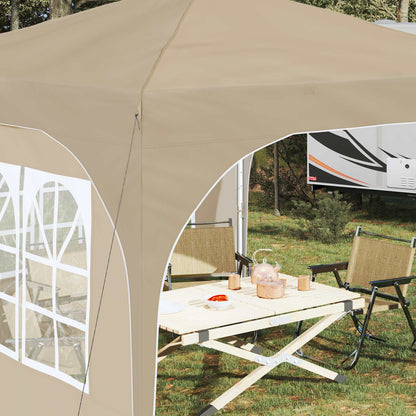 Pop-up Party Tent 290 x 290 x 245 cm Cream