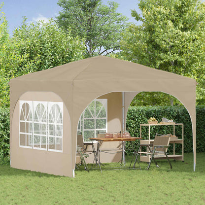 Pop-up Party Tent 290 x 290 x 245 cm Cream