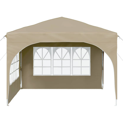 Pop-up Party Tent 290 x 290 x 245 cm Cream