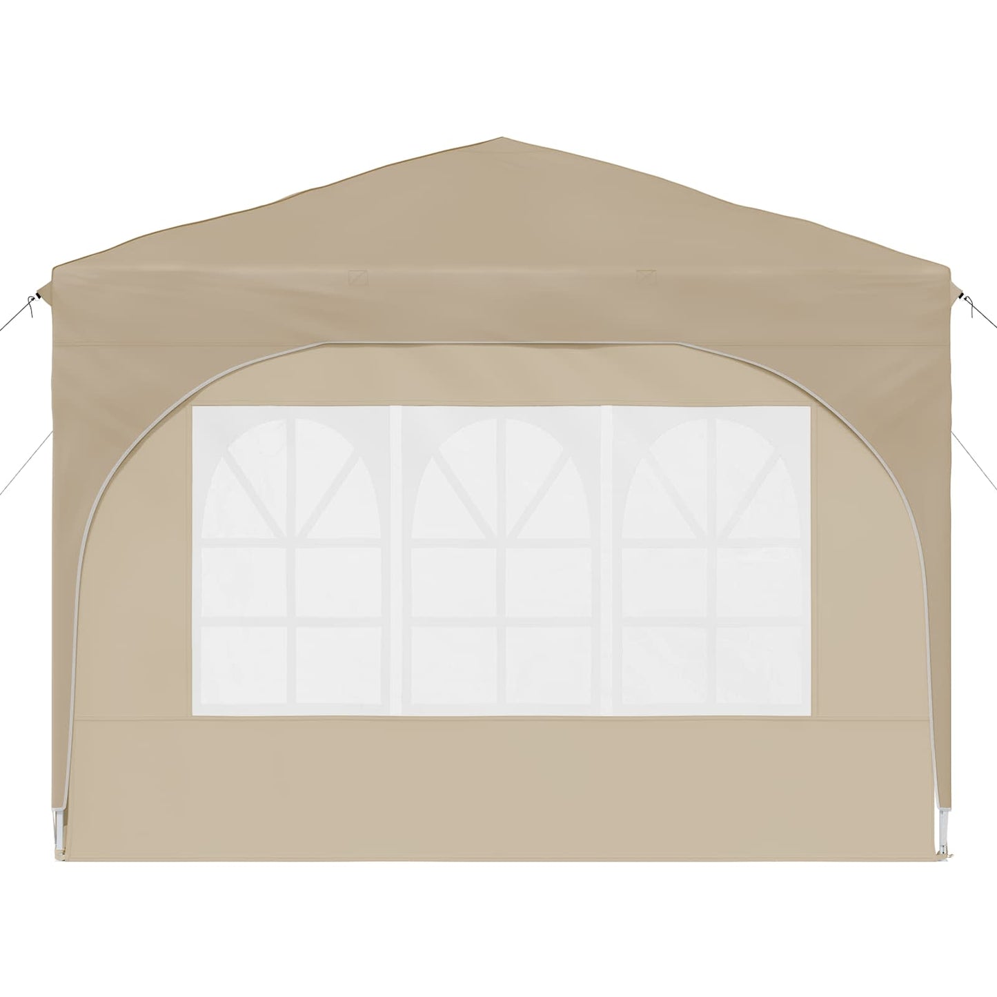 Pop-up Party Tent 290 x 290 x 245 cm Cream