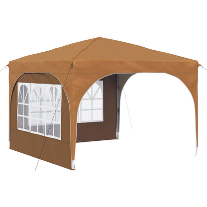 Pop-up Party Tent 290 x 290 x 245 cm Beige