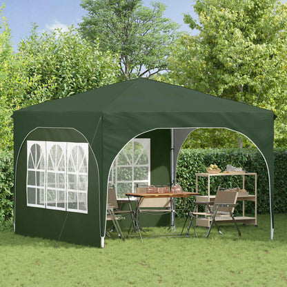 Pop-up Party Tent 290 x 290 x 245 cm Green