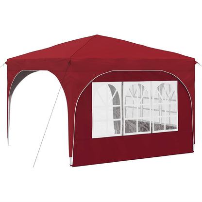 Pop-up Party Tent 290 x 290 x 245 cm Burgundy