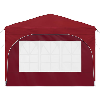 Pop-up Party Tent 290 x 290 x 245 cm Burgundy