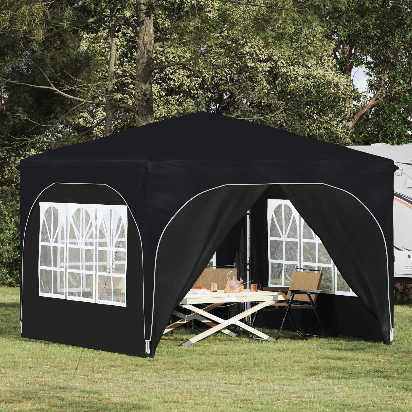Pop-up Party Tent 290 x 290 x 245 cm Antracite