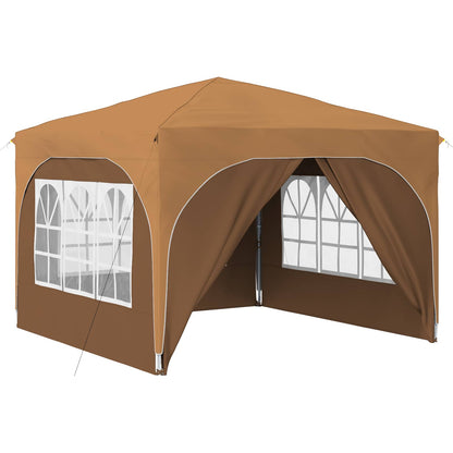 Pop-up Party Tent 290 x 290 x 245 cm Beige