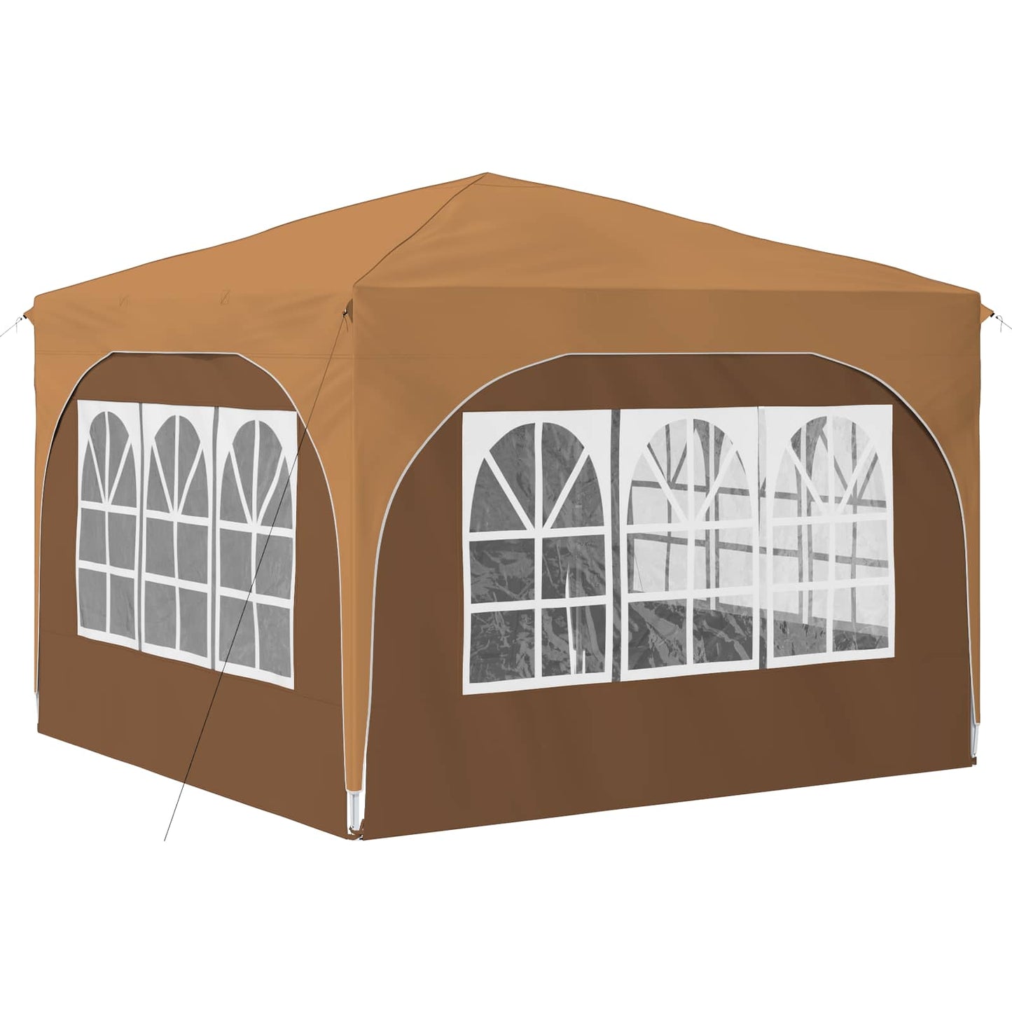 Pop-up Party Tent 290 x 290 x 245 cm Beige