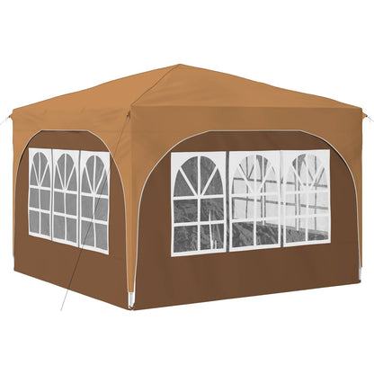 Pop-up Party Tent 290 x 290 x 245 cm Beige