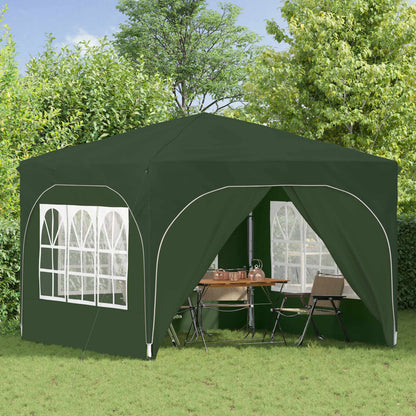 Pop-up Party Tent 290 x 290 x 245 cm Green