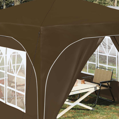 Pop-up Party Tent 290 x 290 x 245 cm Taupe