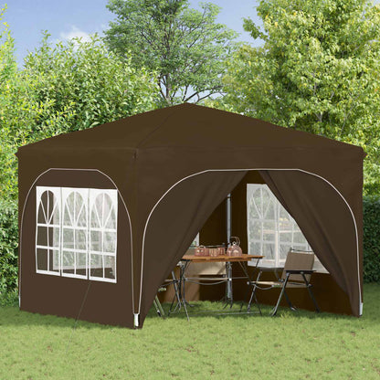 Pop-up Party Tent 290 x 290 x 245 cm Taupe