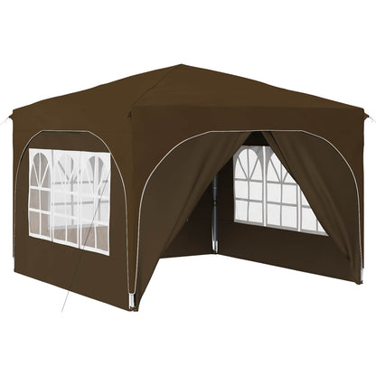 Pop-up Party Tent 290 x 290 x 245 cm Taupe