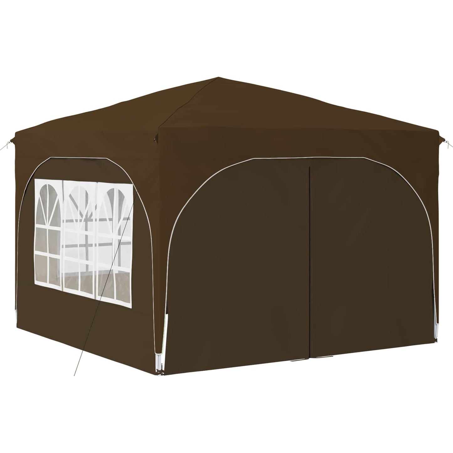 Pop-up Party Tent 290 x 290 x 245 cm Taupe