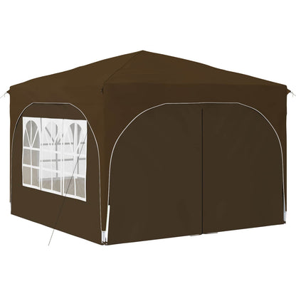 Pop-up Party Tent 290 x 290 x 245 cm Taupe
