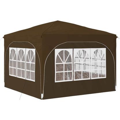 Pop-up Party Tent 290 x 290 x 245 cm Taupe