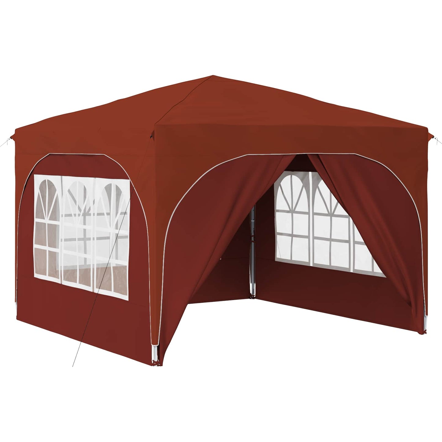 Pop-up Party Tent 290 x 290 x 245 cm Terracotta