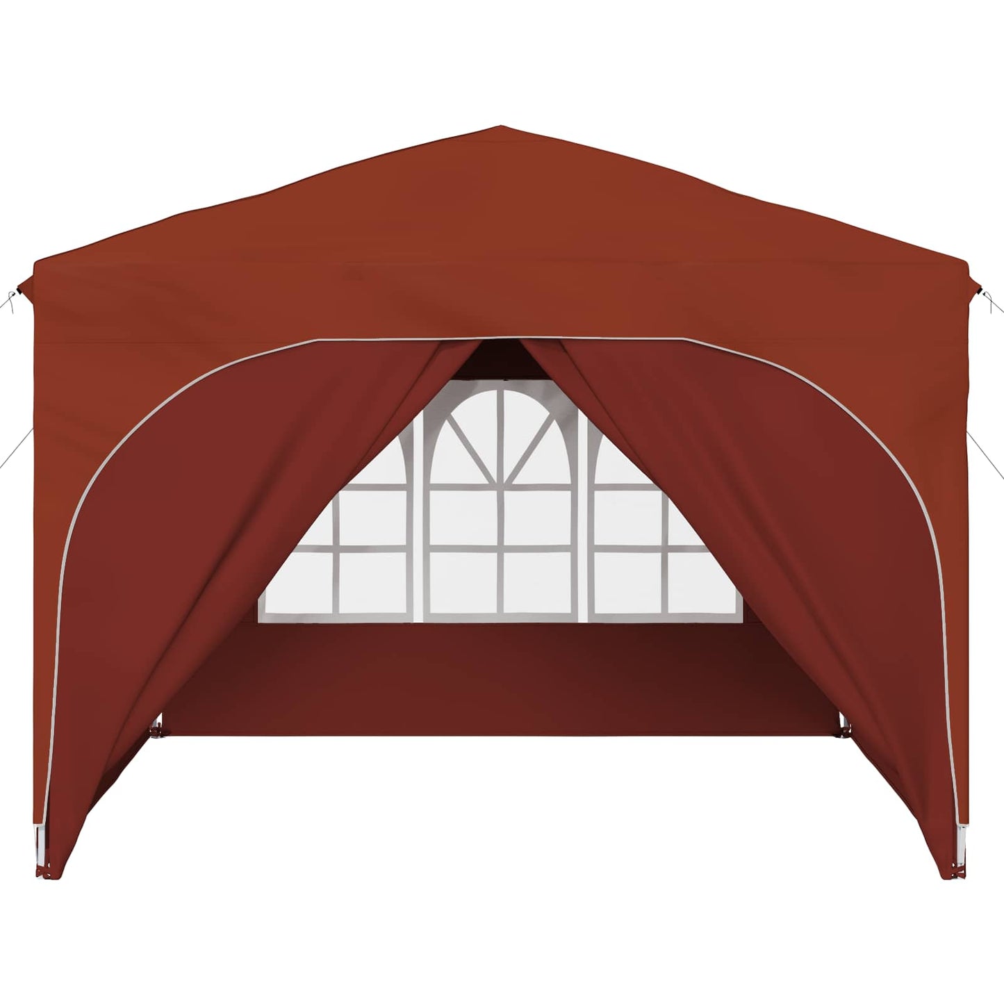 Pop-up Party Tent 290 x 290 x 245 cm Terracotta