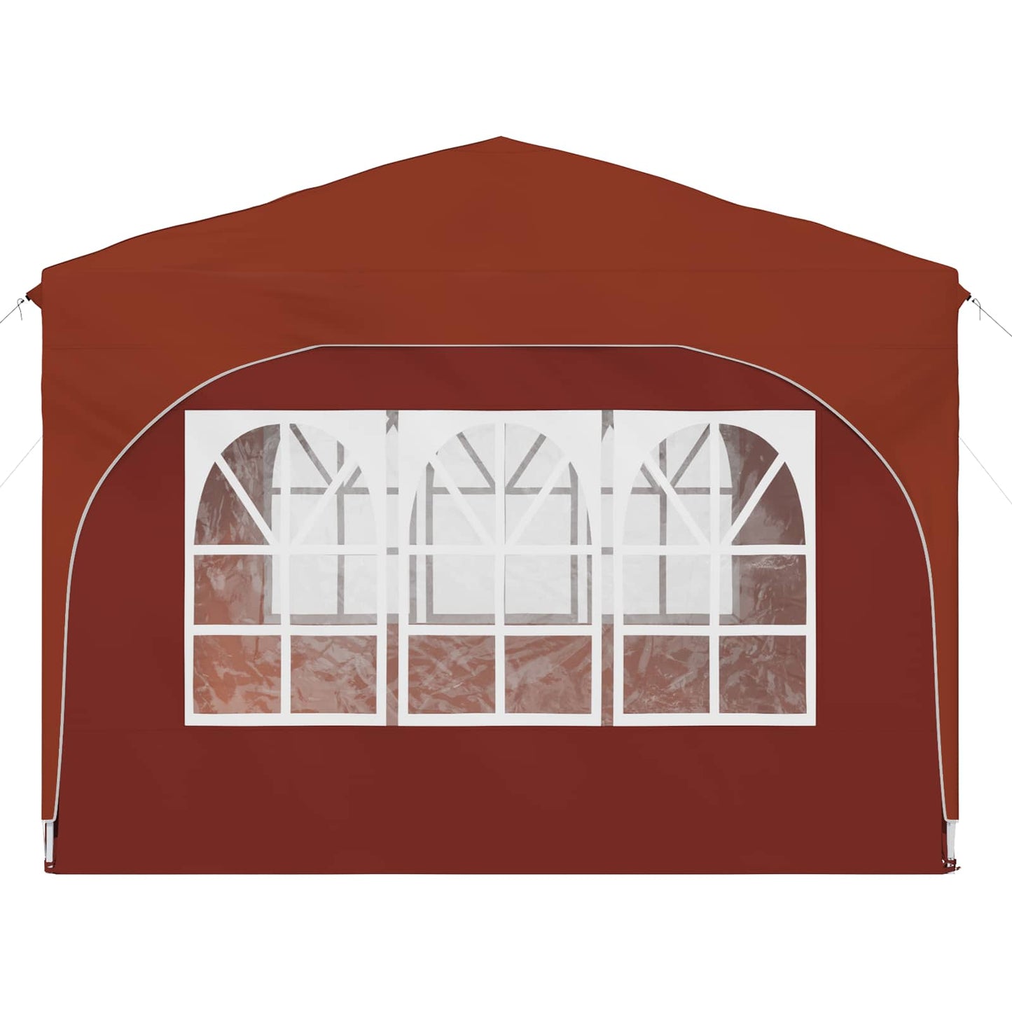 Pop-up Party Tent 290 x 290 x 245 cm Terracotta