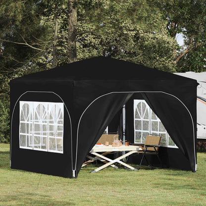 Pop-up Party Tent 290 x 290 x 245 cm Black