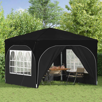 Pop-up Party Tent 290 x 290 x 245 cm Black
