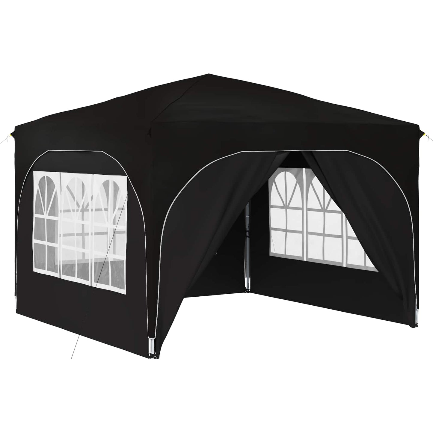 Pop-up Party Tent 290 x 290 x 245 cm Black