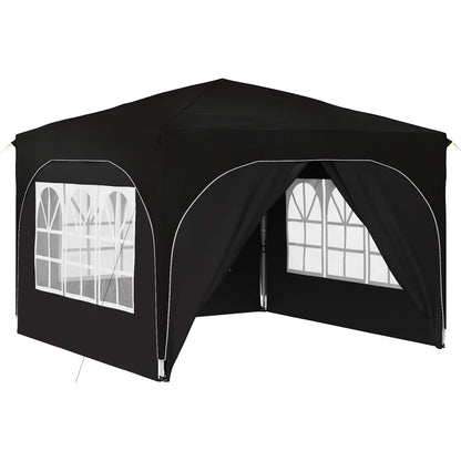 Pop-up Party Tent 290 x 290 x 245 cm Black