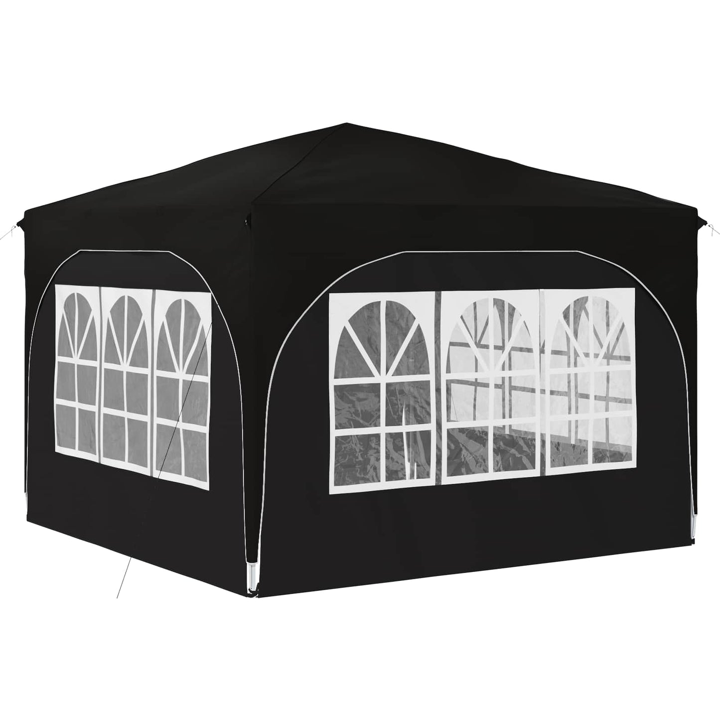 Pop-up Party Tent 290 x 290 x 245 cm Black